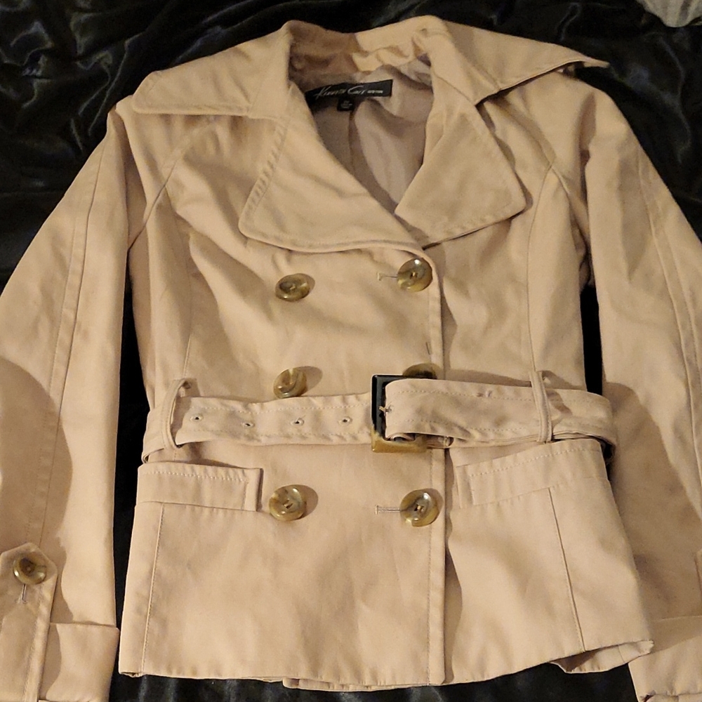 Kenneth Cole Tan Trench Coat